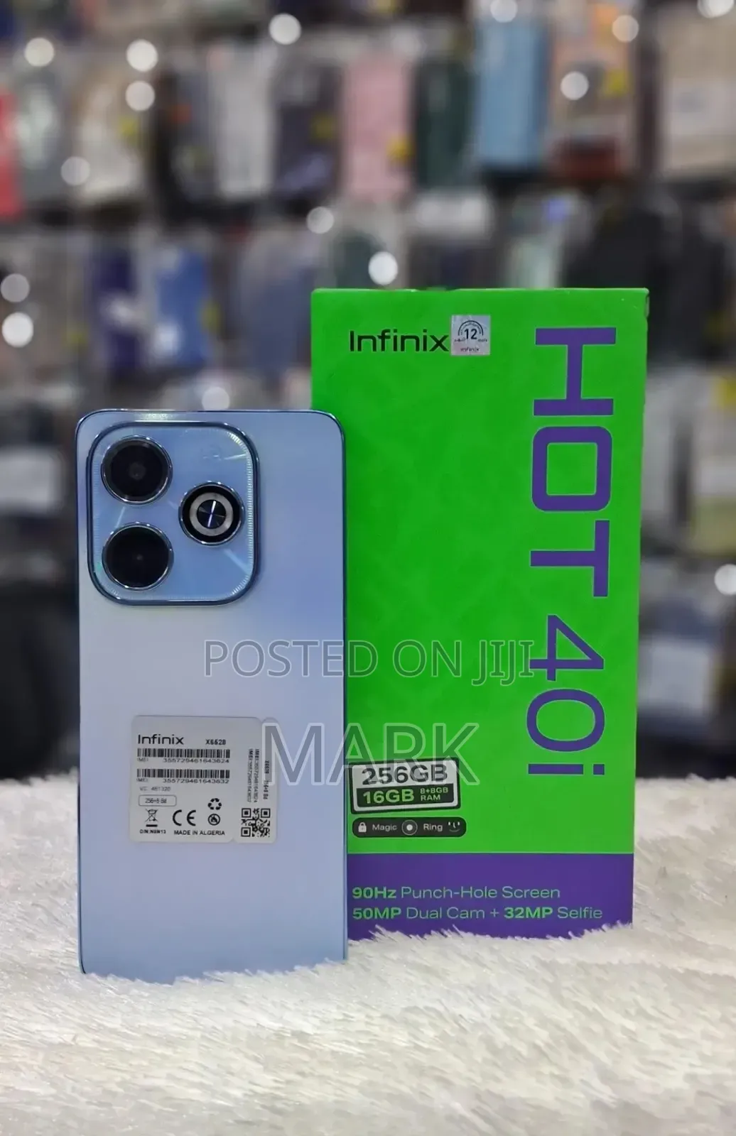 New Infinix Hot 40i 256 GB Gray