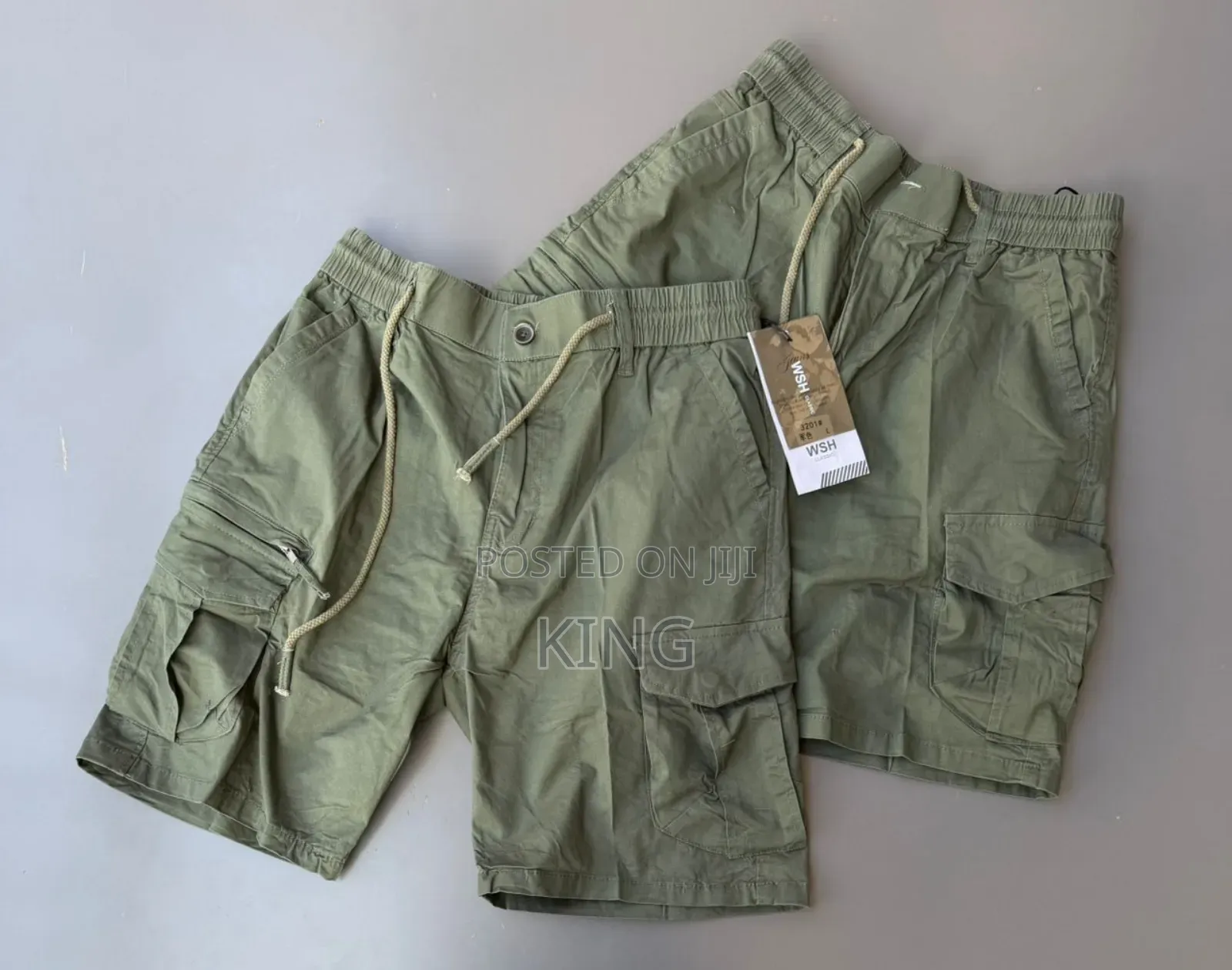 H M Brand Waistband Cargo Shorts