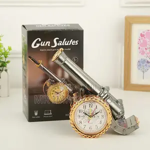Multi-Functional Cannon-Shaped Alarm Clock