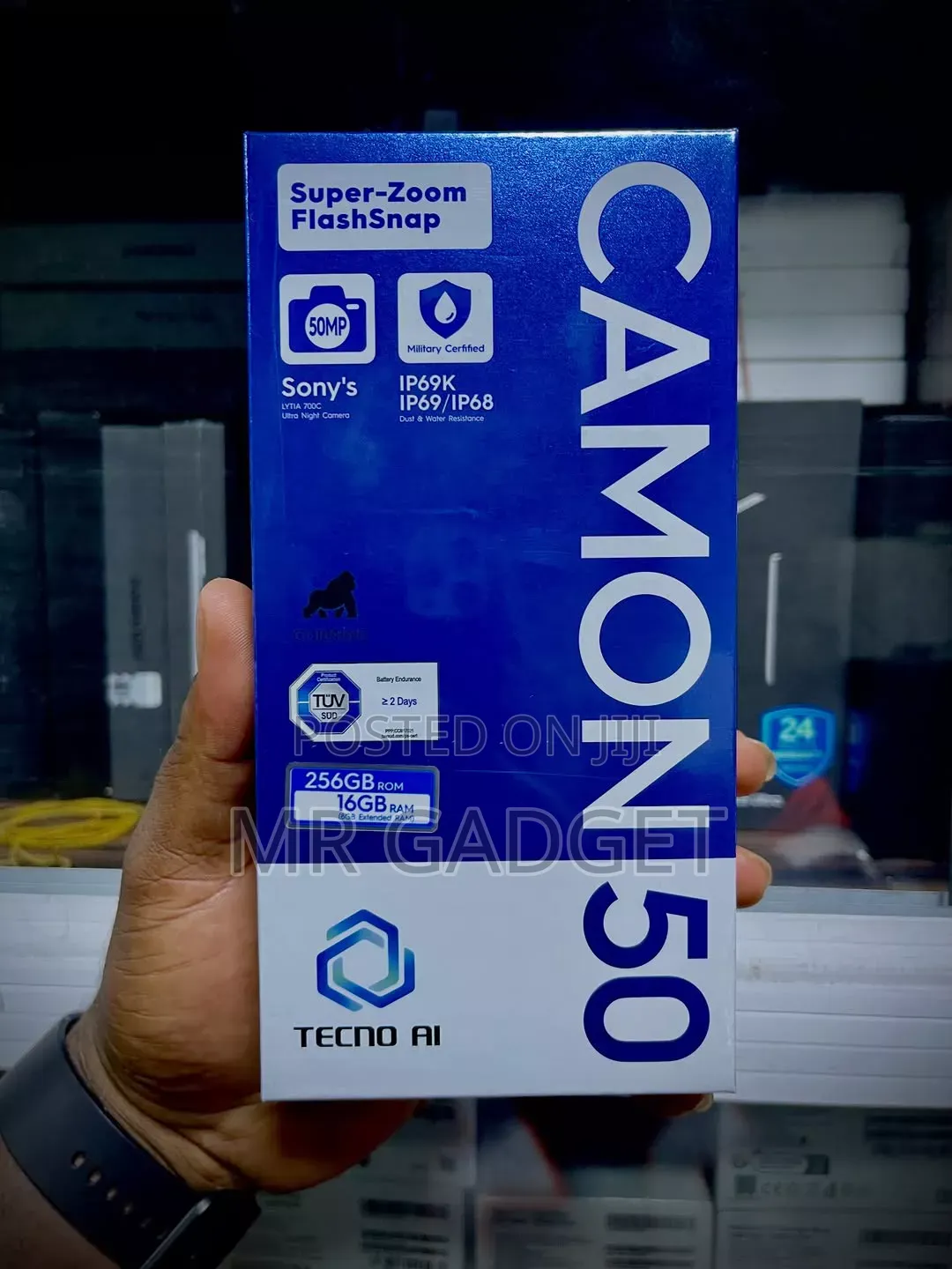 New Tecno Camon 50 256 GB Green