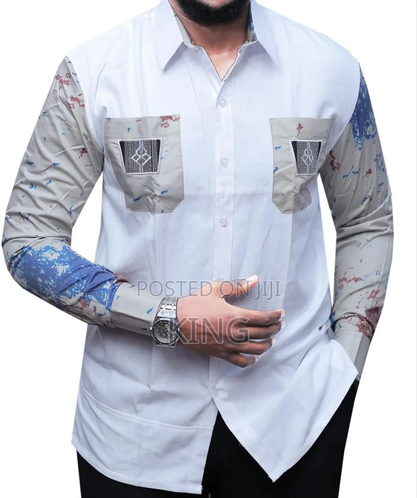 French Crown Men's Casual Shirts,