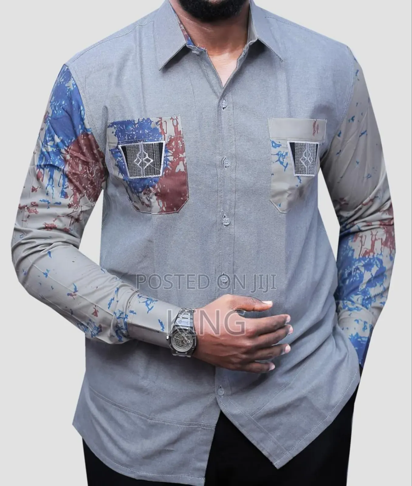 French Crown Men's Casual Shirts,