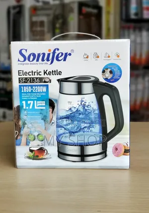 Sonifer New Glass Electric Kettle - Fast Boiling and Stylish Design