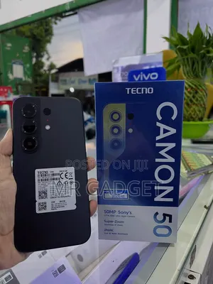 New Tecno Camon 50 256 GB Black