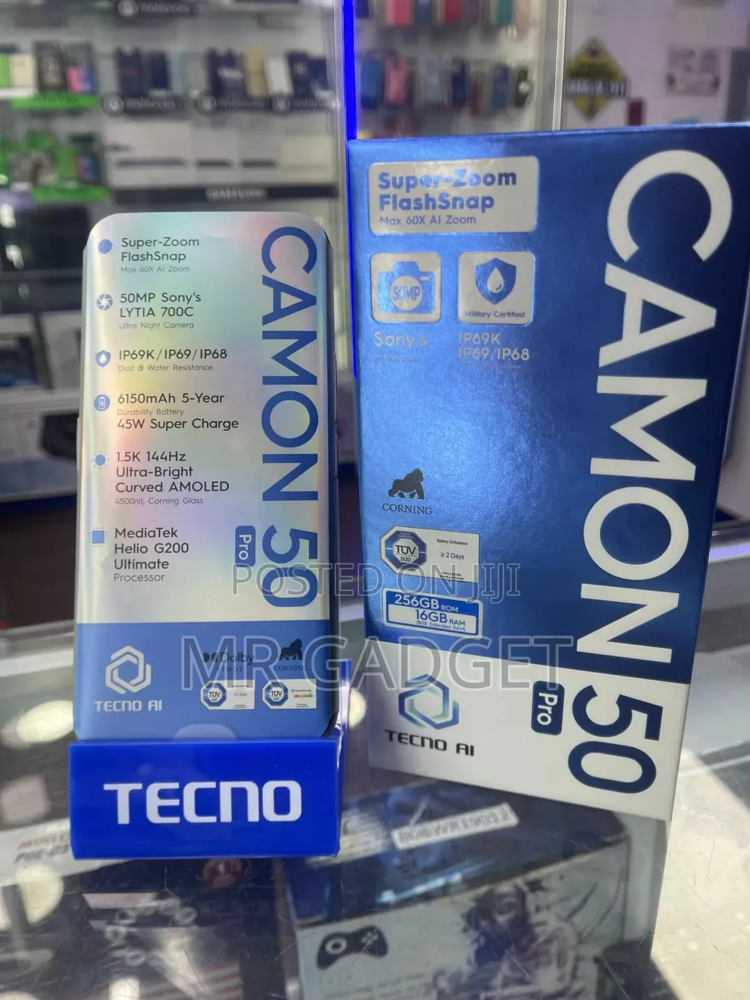 New Tecno Camon 50 Pro 256 GB Silver