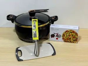 Black Multi Functional Cooking Pot