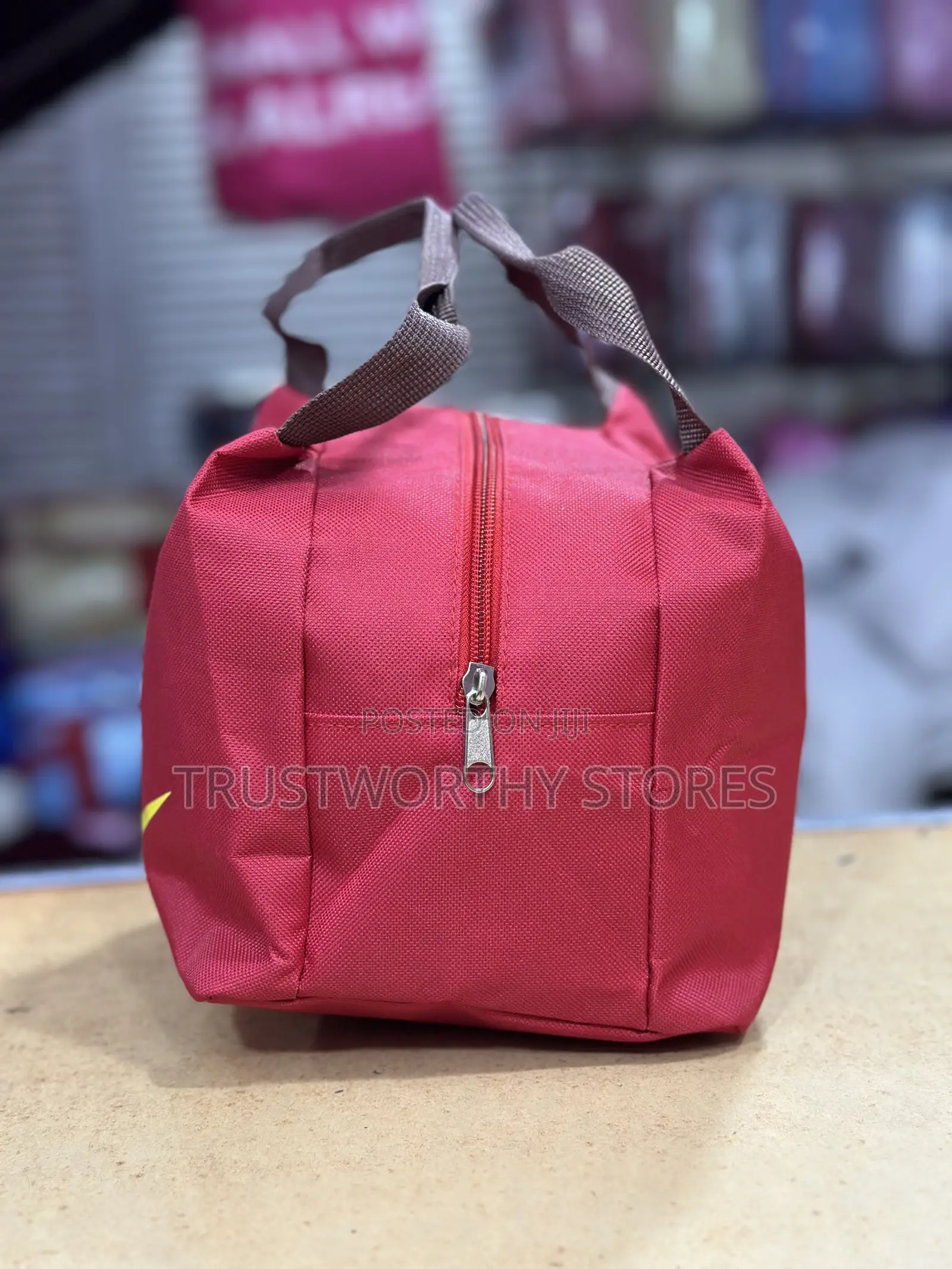 Red Medium Toilet Bag