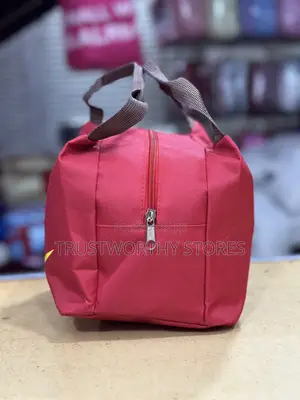 Red Medium Toilet Bag