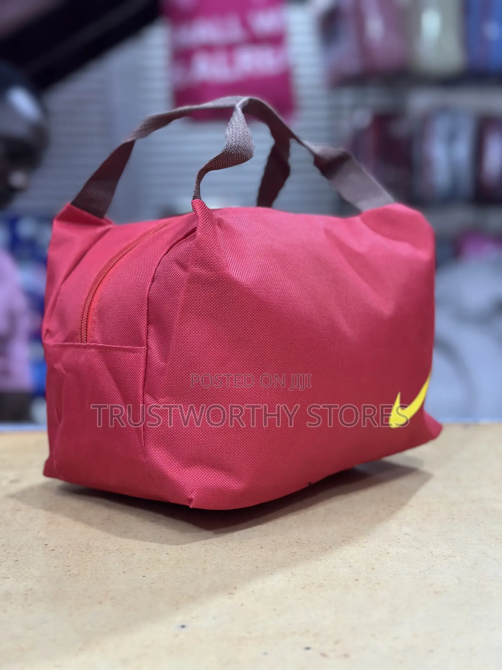 Red Medium Toilet Bag
