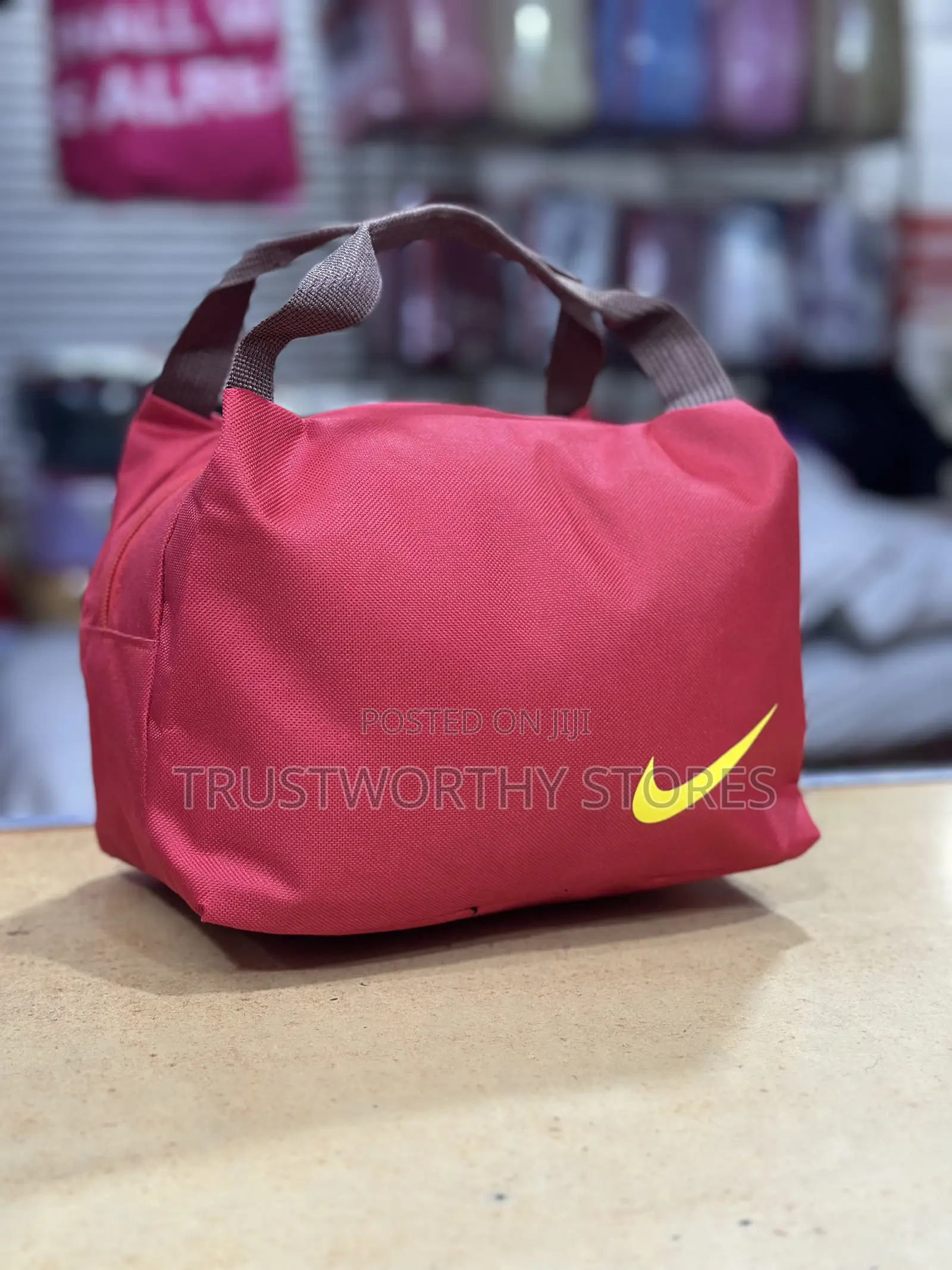 Red Medium Toilet Bag