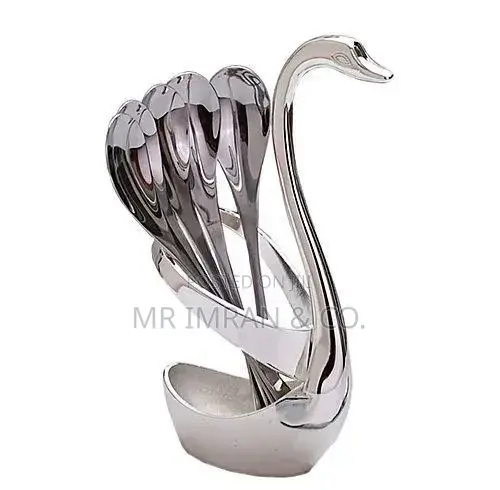Swan-Shaped Cutlery Holder