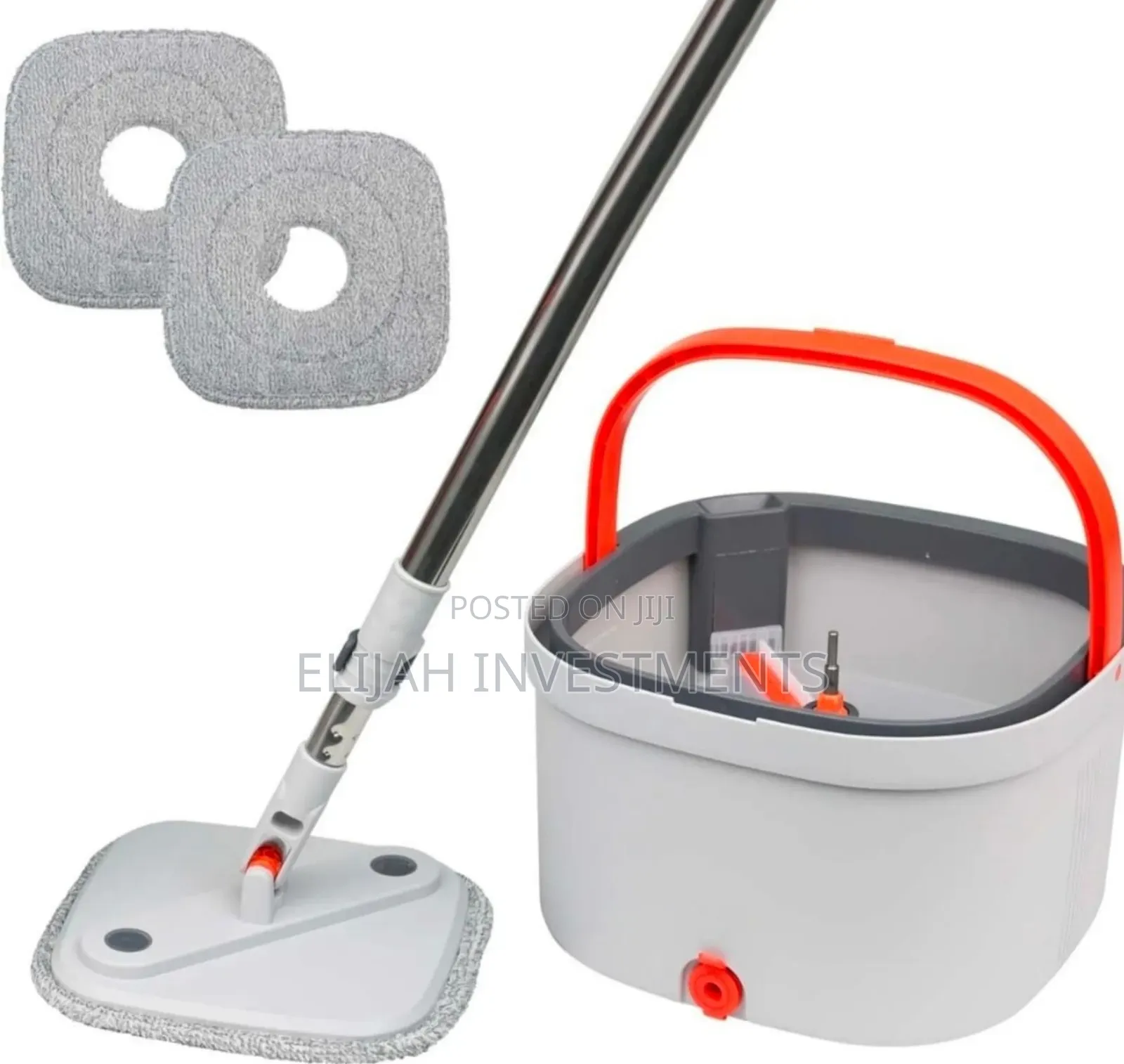 Lazy Spin Mop and Bucket Cleaning System