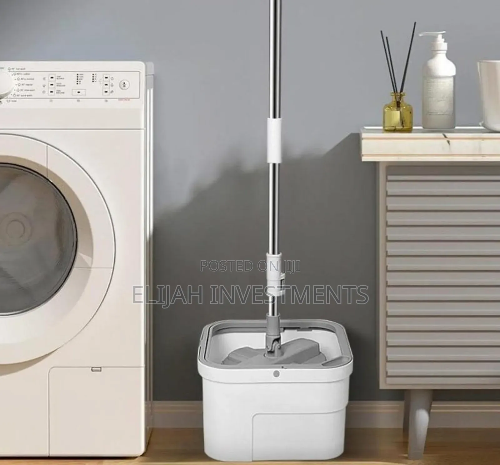 Lazy Spin Mop and Bucket Cleaning System