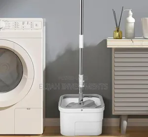 Lazy Spin Mop and Bucket Cleaning System