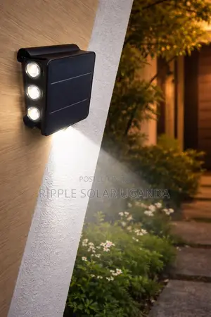 3 Led Solar Wall Security Light Waterproof Motion Sensor Lamp