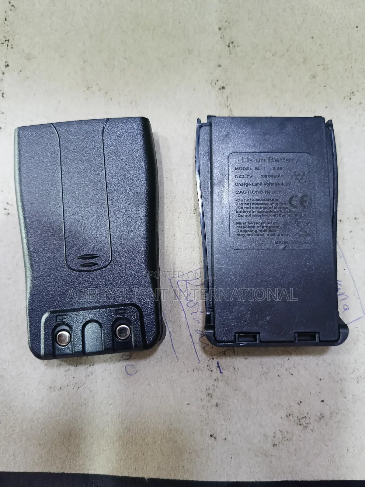 Walkie Talkies Batteries Replacement Li-Ion Battery