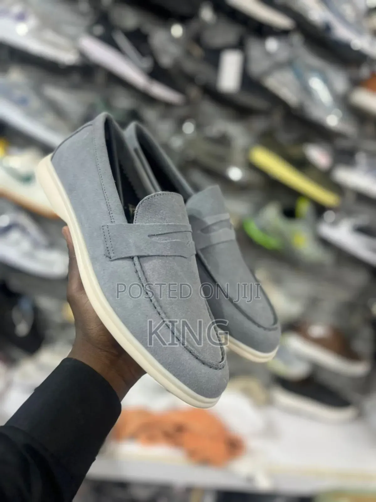 Men's Suede Penny Loafers Lightweight