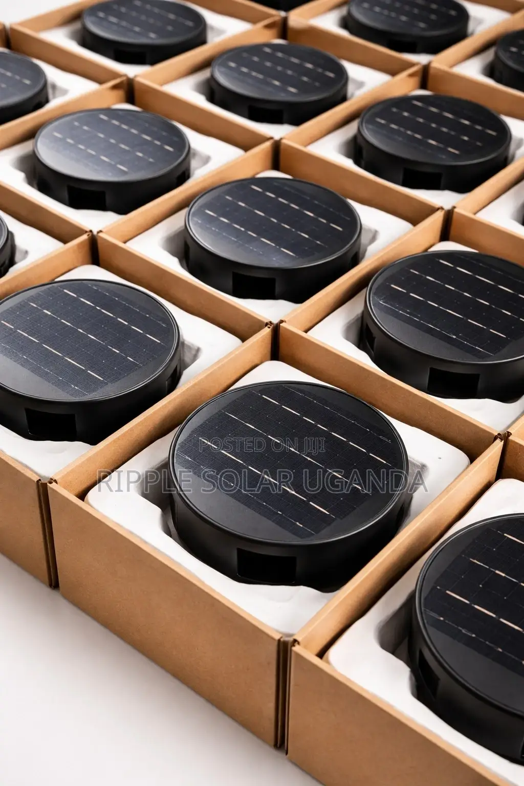 Round Solar Wall Light Waterproof Outdoor Gate Lamp