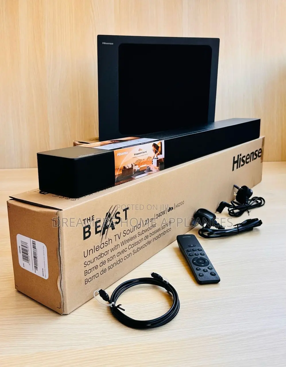 Hisense 2100 Sound Bar the Beast