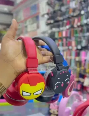 Kids Bluetooth Wireless Stitch Headphone 3d Stitch Soft Ear Pads