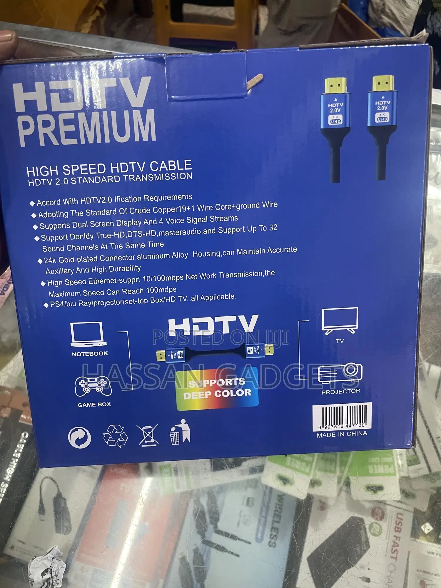 Hdmi Cable 20m, Long Hdmi 2.1 Cable Support 48gbps High