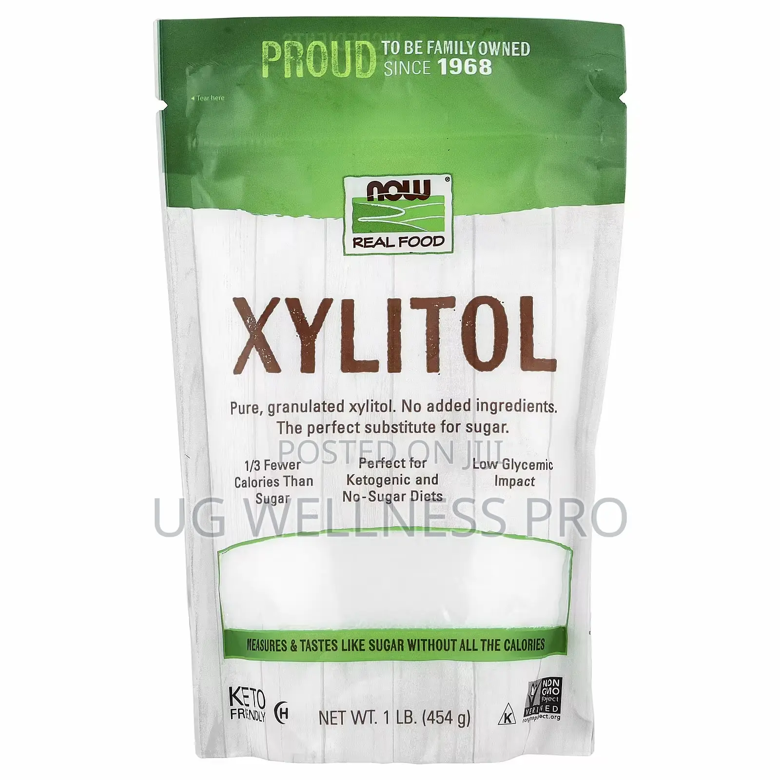 Real Food, Xylitol, Sugar Free Sweetener 57 Serving 454g