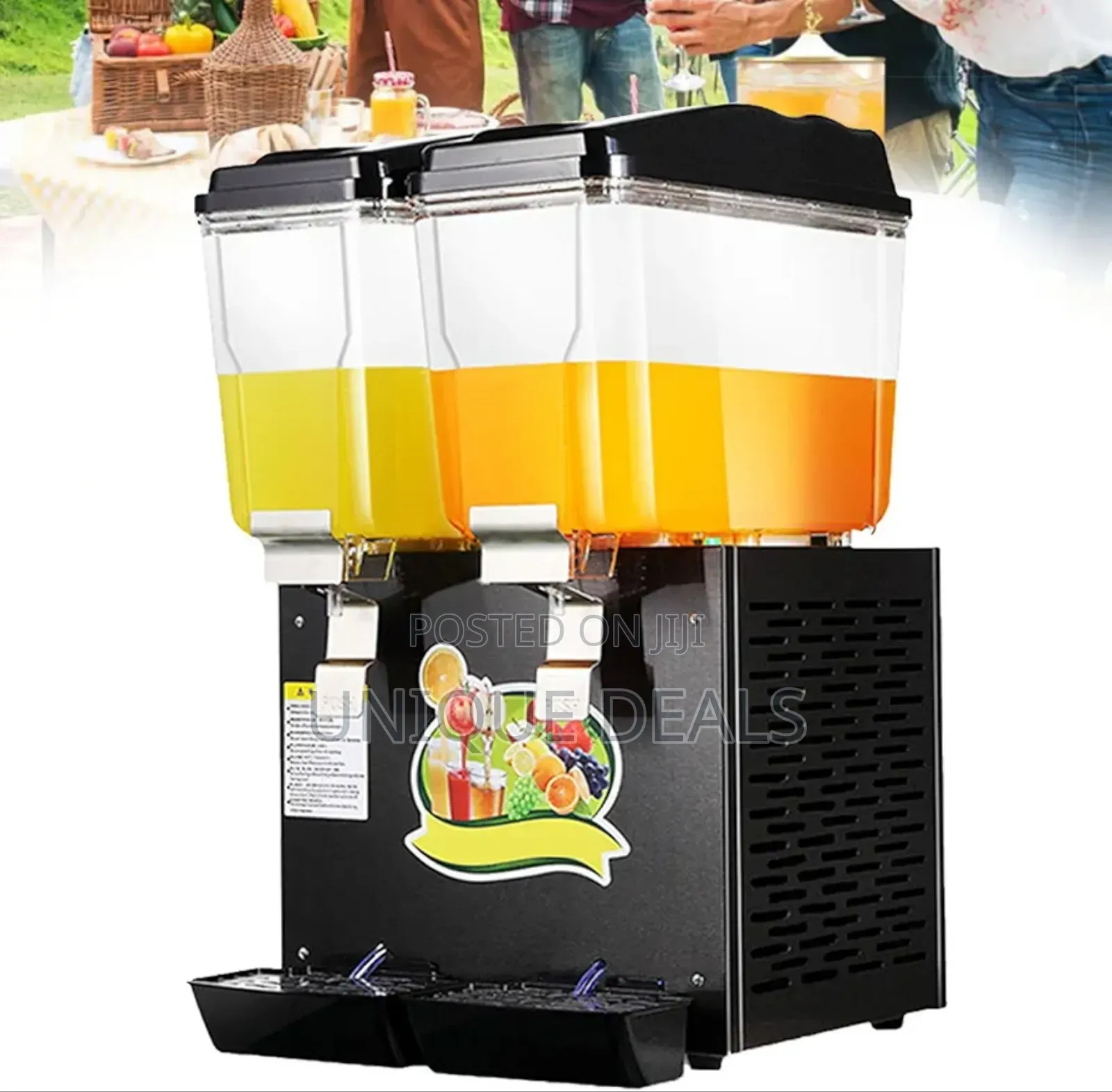 Cold Hot Juice Dispenser, 32l Stainless Steel Clear Drink