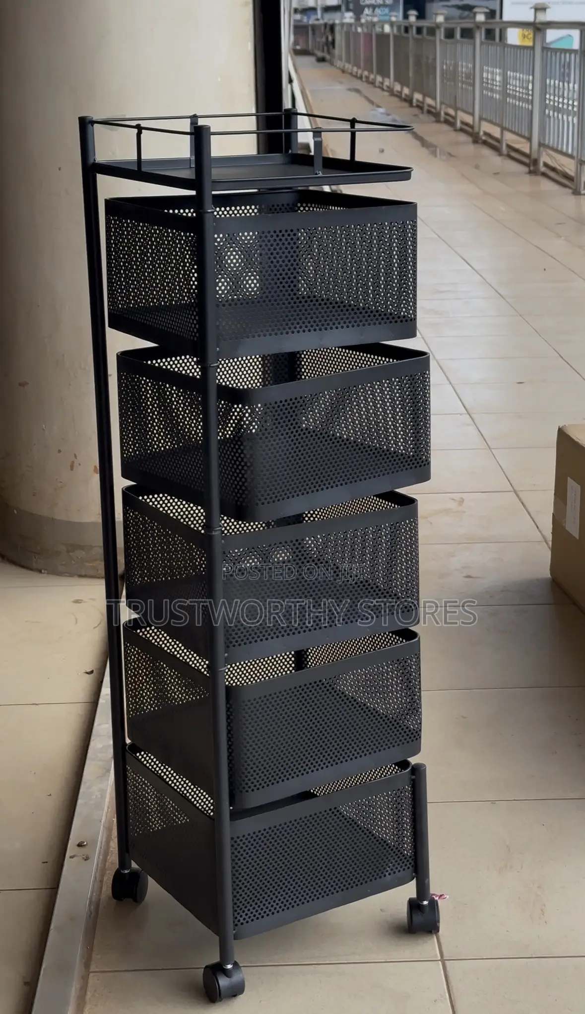 5 Layers Removed and Rotating Fruit and Vegetables Trolley