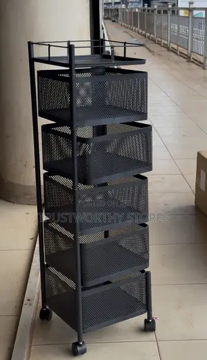 5 Layers Removed and Rotating Fruit and Vegetables Trolley