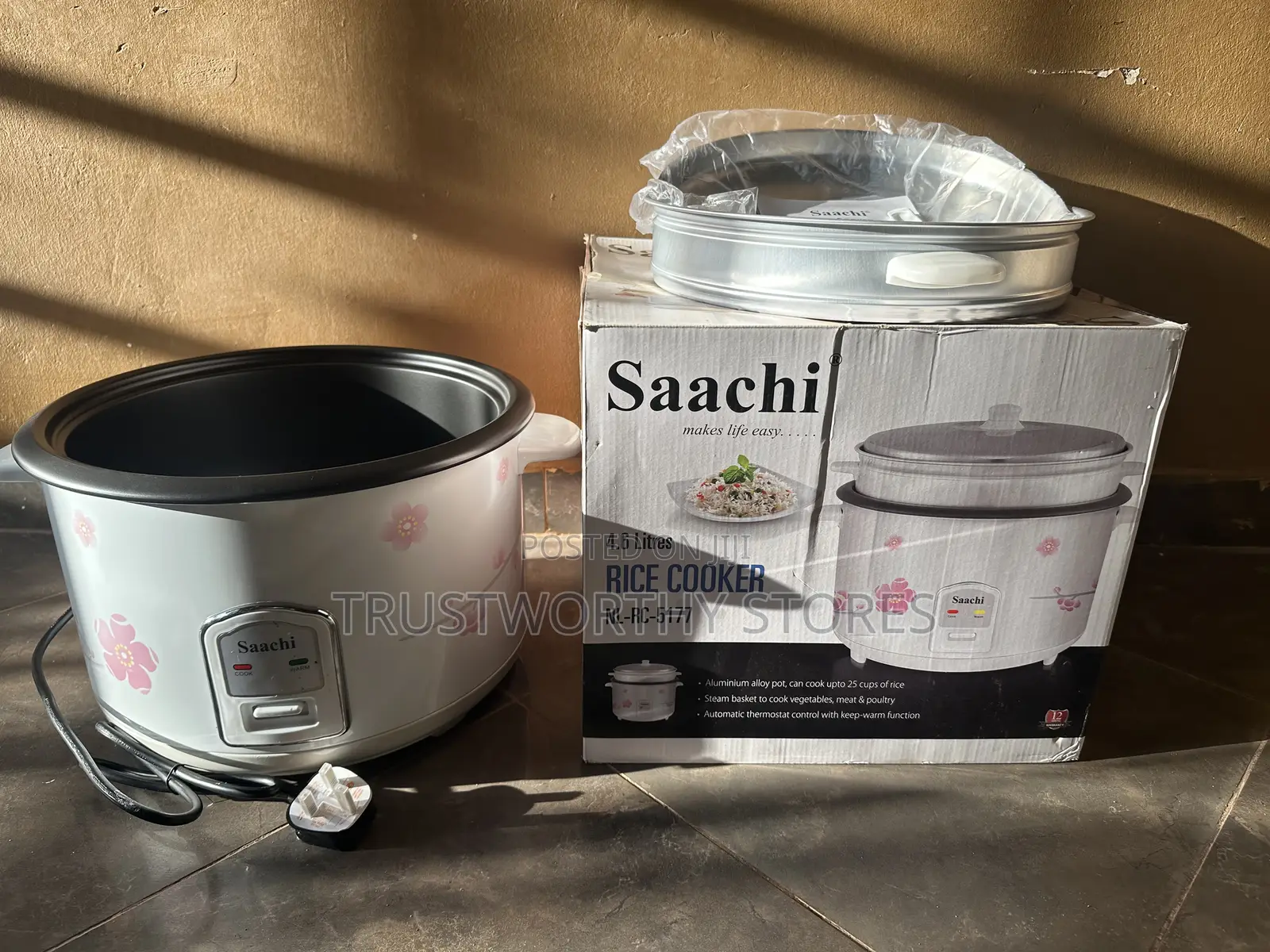 4.6 Liters Rice Cooker - Saachi Family Rice Cooker