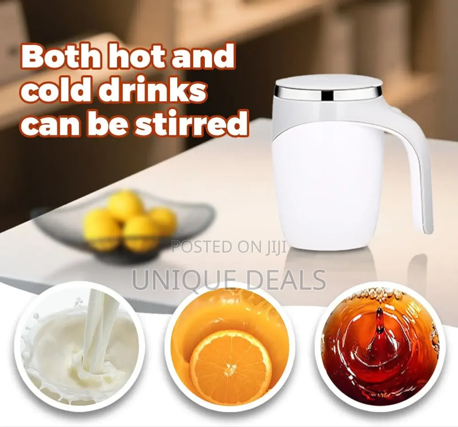 Automatic Magnetic Stirring Coffee Mug
