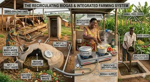 Biogas System 9cm at 6m, 13cm at 7.5m and 20cm at 15m