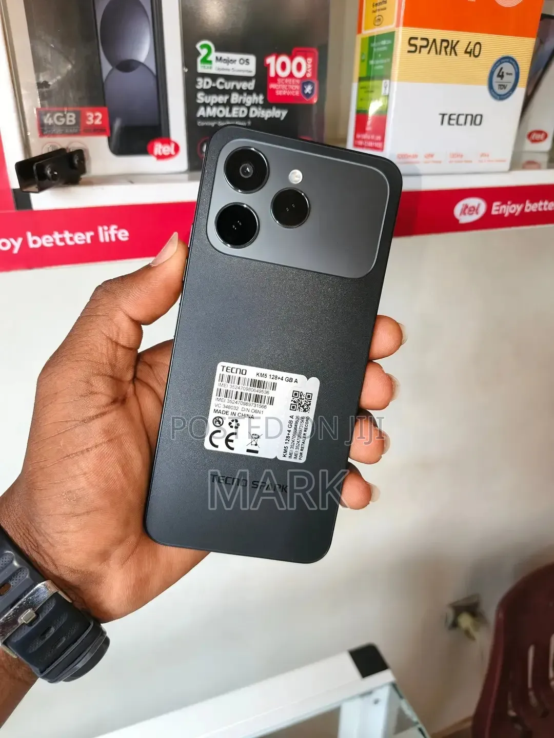 New Tecno Spark 40 256 GB Black