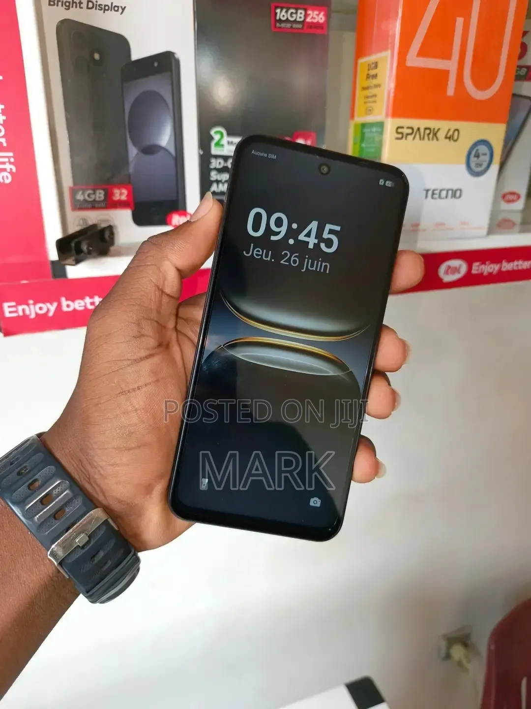 New Tecno Spark 40 256 GB Black