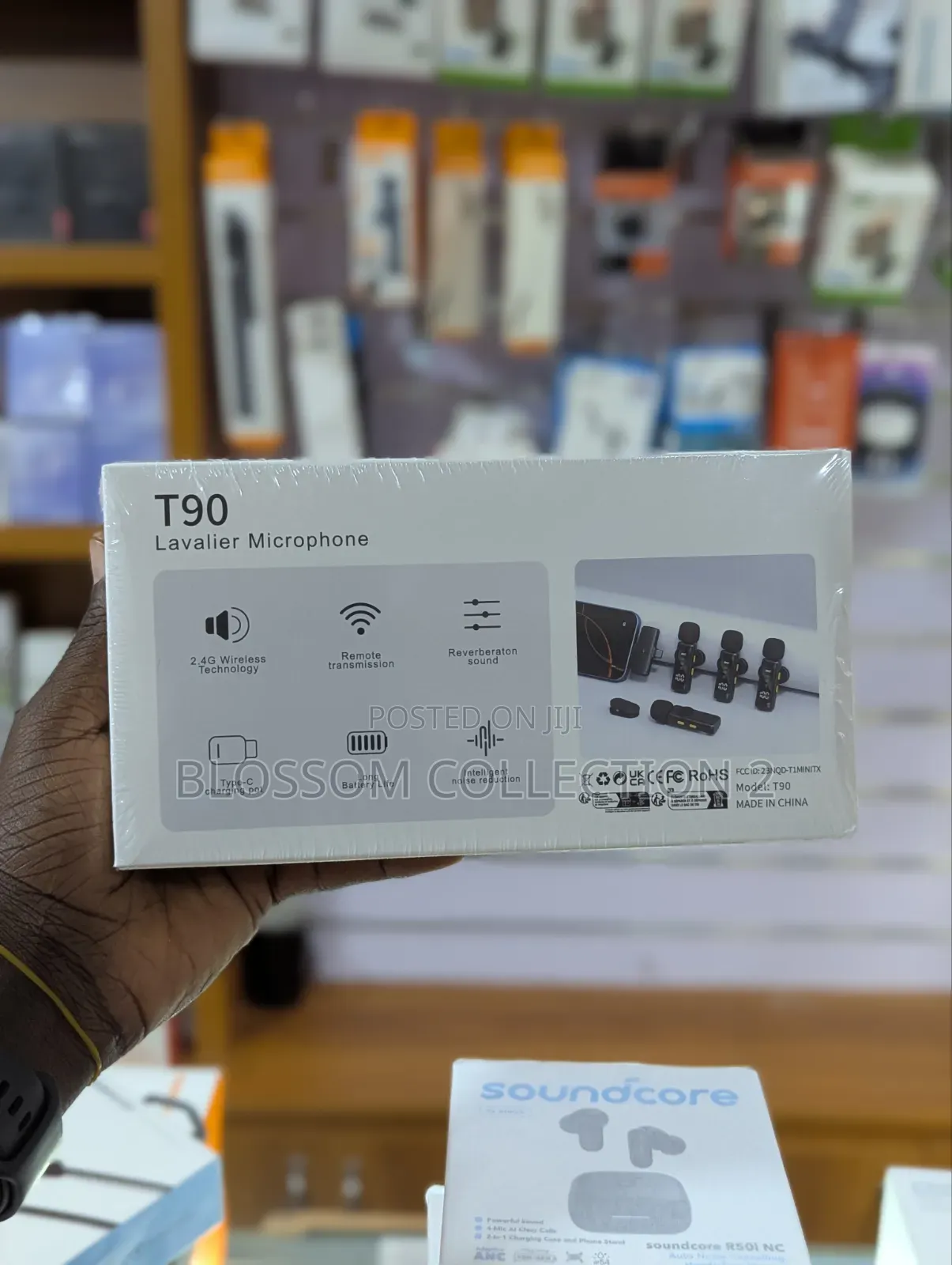 T90 4 in 1 Wireless Microphone, Noise Reduction and Charging Case