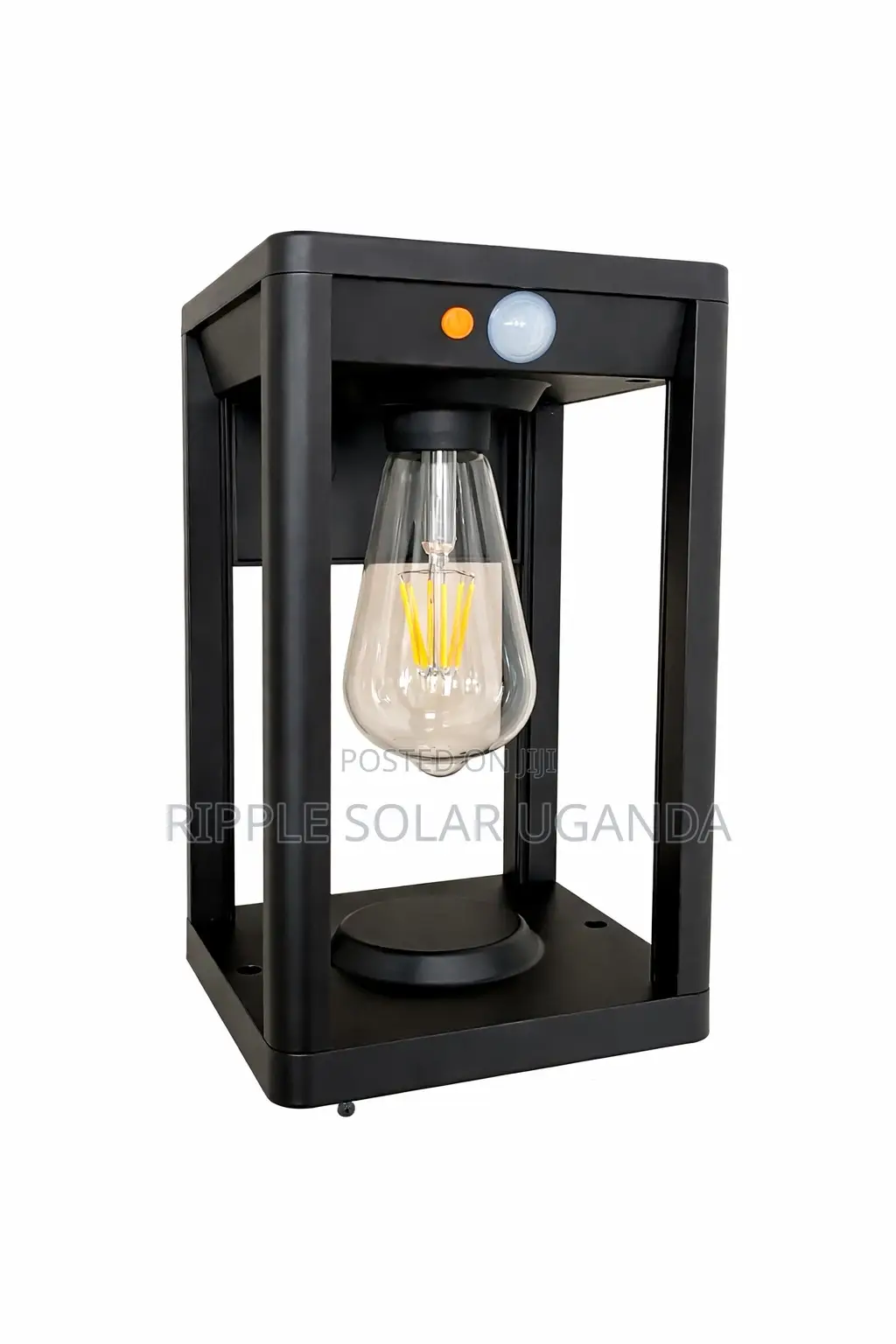 Solar Wall Lantern Light With Motion Sensor Waterproof Outdoor Lamp