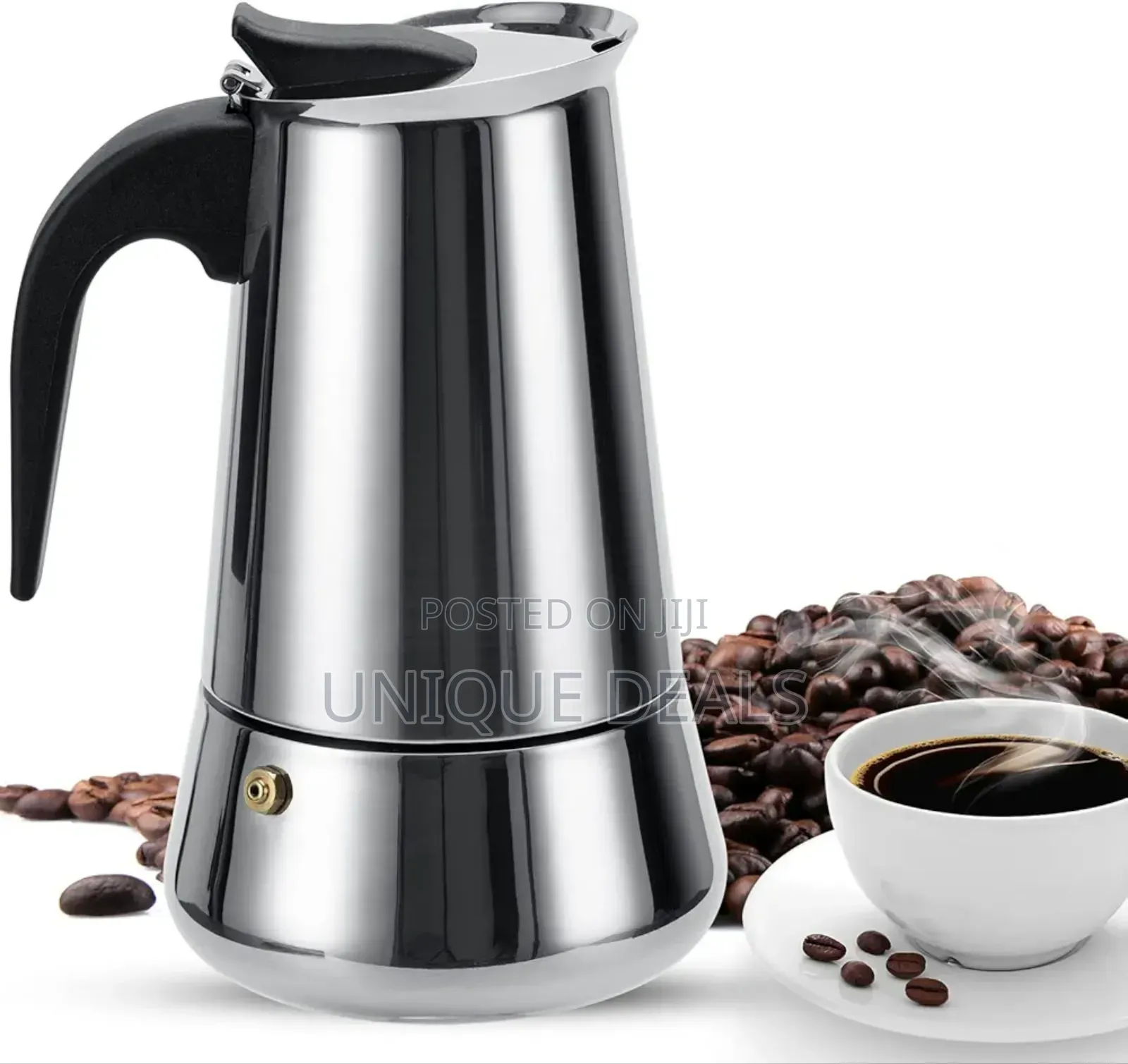 6 Cup Moka Pot Italian Coffee Maker Classic Stovetop Espresso Maker
