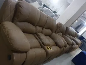 Luxurious 7 Seater Sofa Set, Pure Leather and Fibre