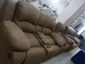 Luxurious 7 Seater Sofa Set, Pure Leather and Fibre