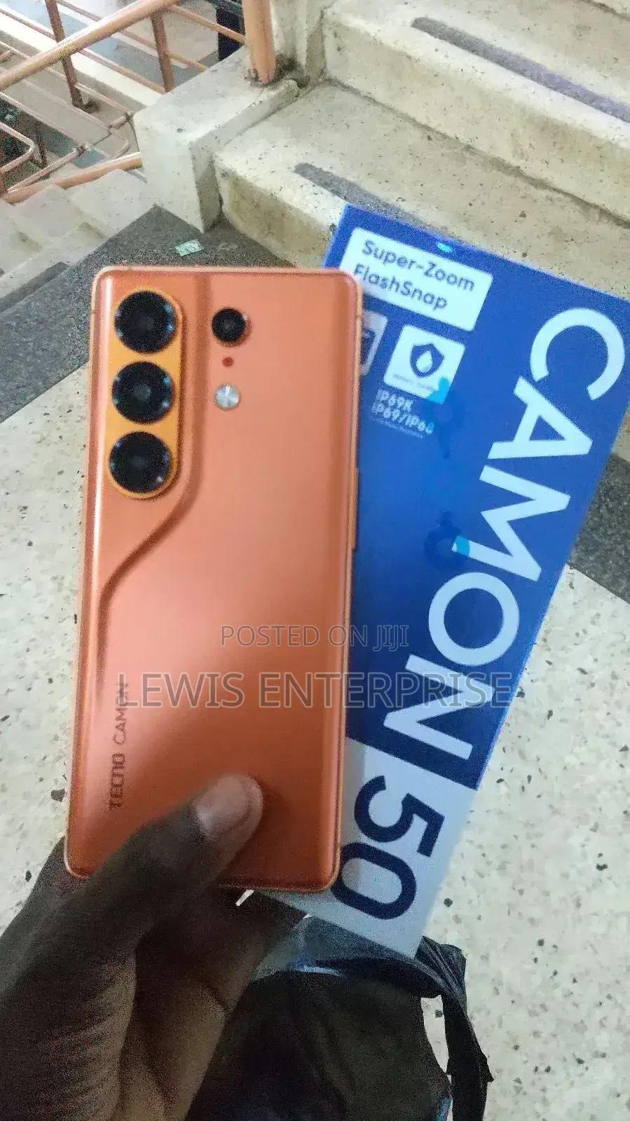 New Tecno Camon 50 256 GB Rose Gold