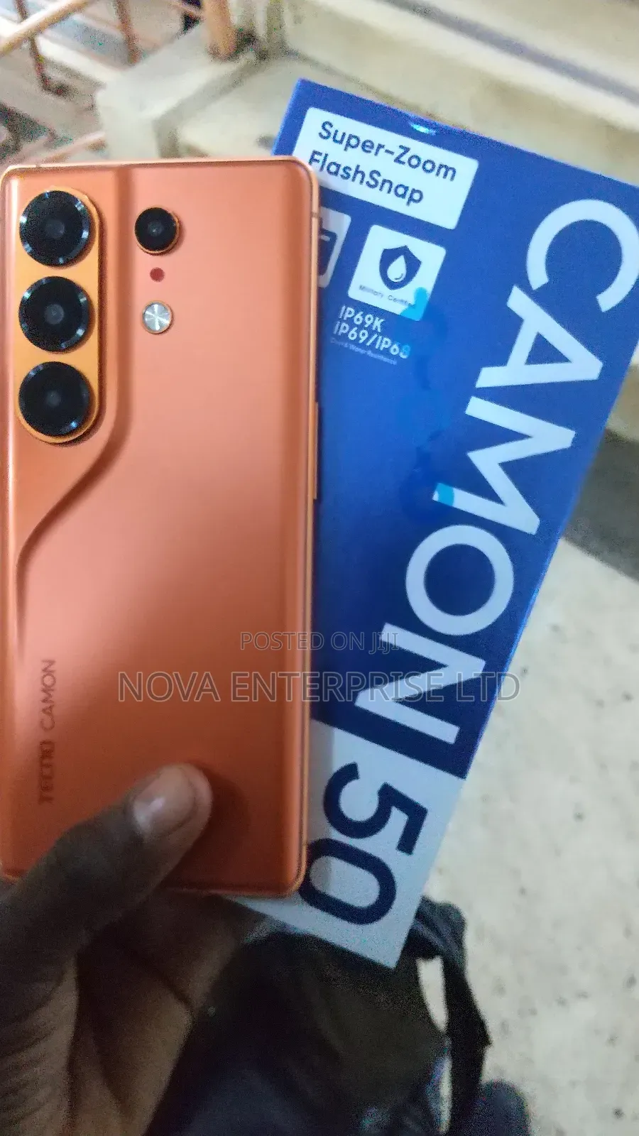 New Tecno Camon 50 256 GB Rose Gold