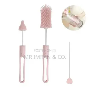 Set of Silicone Bottle Cleaning Brushes