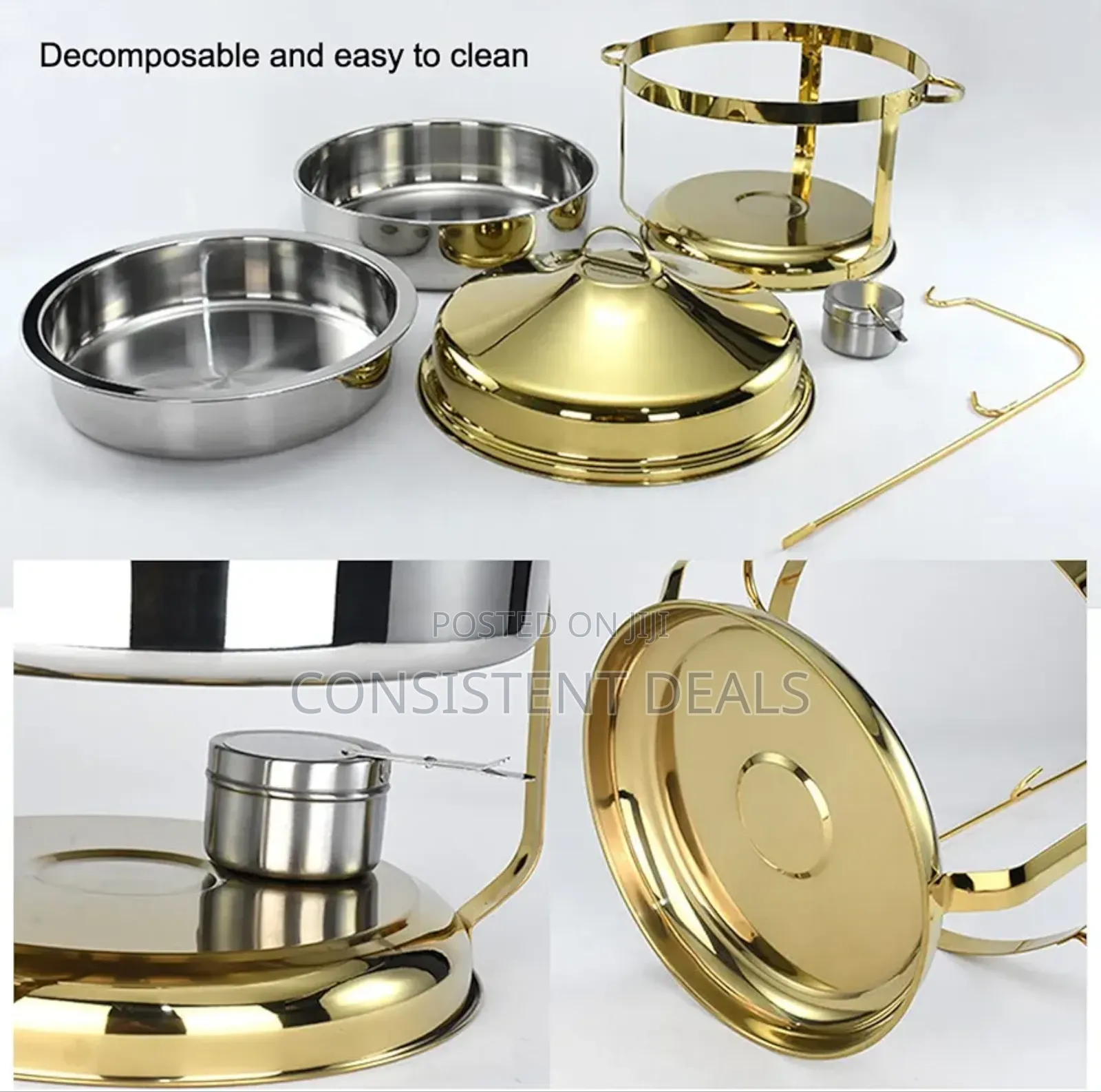 Buffet Servers With Hanger - Stainless Steel Chafing Dish Buffet Set