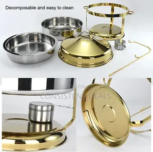 Buffet Servers With Hanger - Stainless Steel Chafing Dish Buffet Set