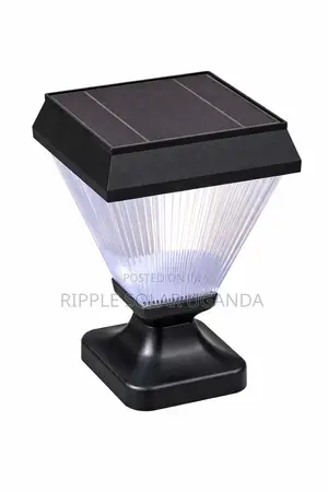 Solar Garden Post Light Waterproof Outdoor Fence Lamp