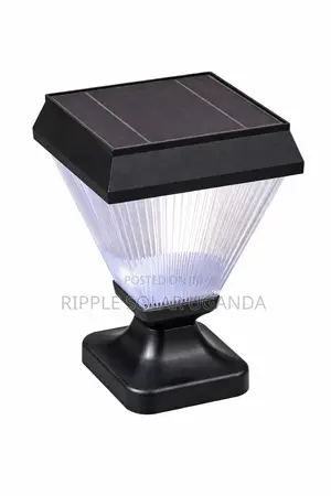 Solar Garden Post Light Waterproof Outdoor Fence Lamp