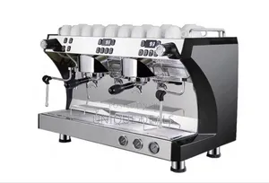 Commercial Semi Automatic Double Head Espresso Coffee Machine