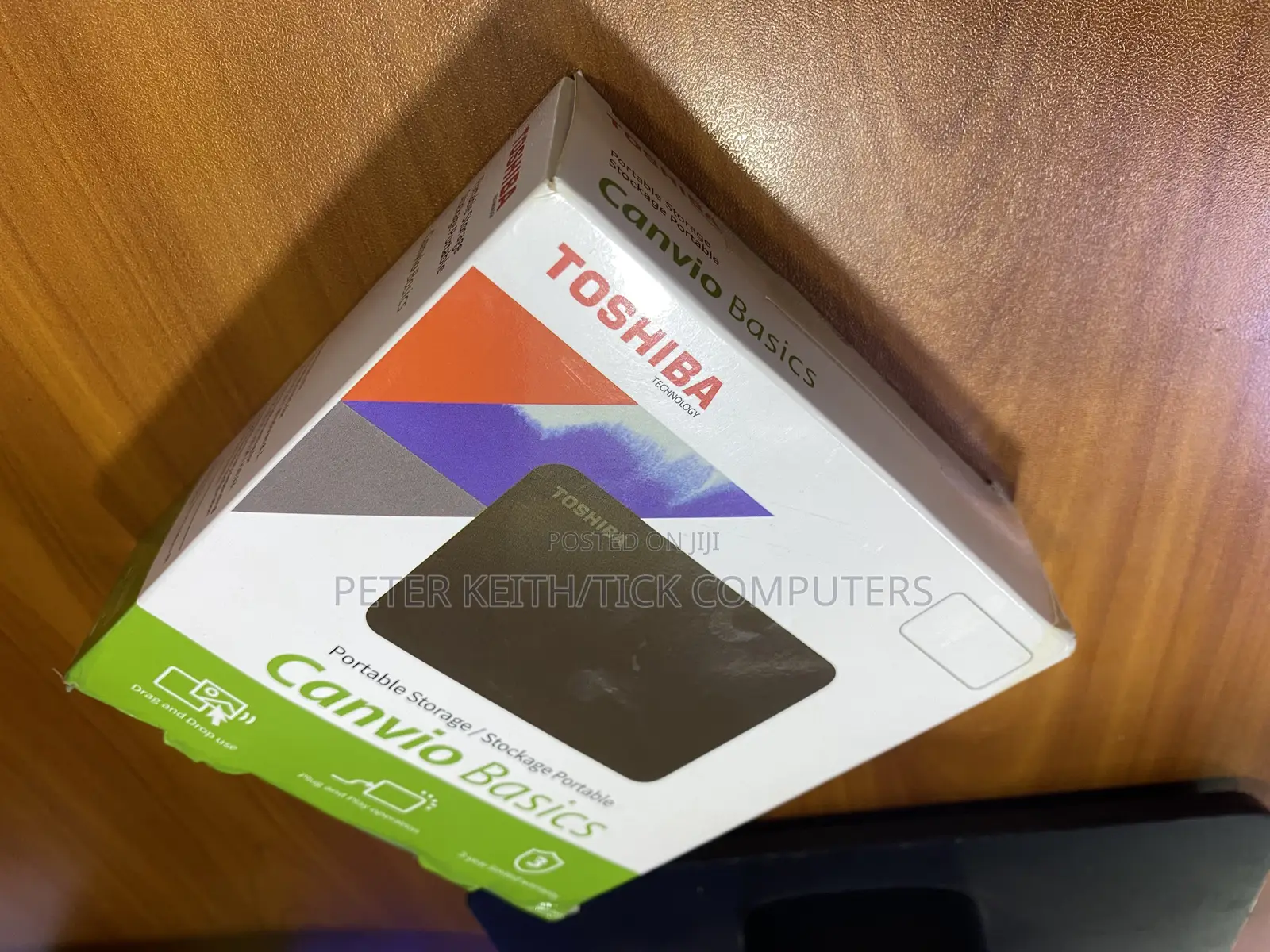 1tb Toshiba Canvio Portable External Hard Drive for Laptops Desktops