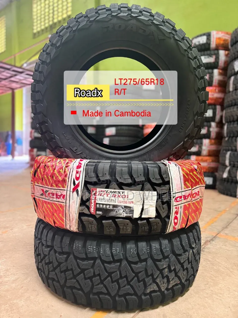 275 65 R18 Roadx Rt in Stock Again at a Cheaper Price.