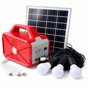 40w Portable Solar Home Lighting System Kit With Panel 3 Bulbs Kampala